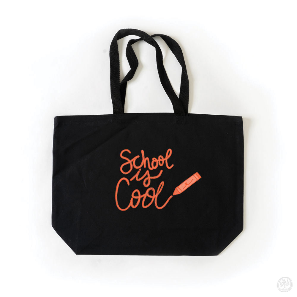 School Is Cool - Crayon Tote